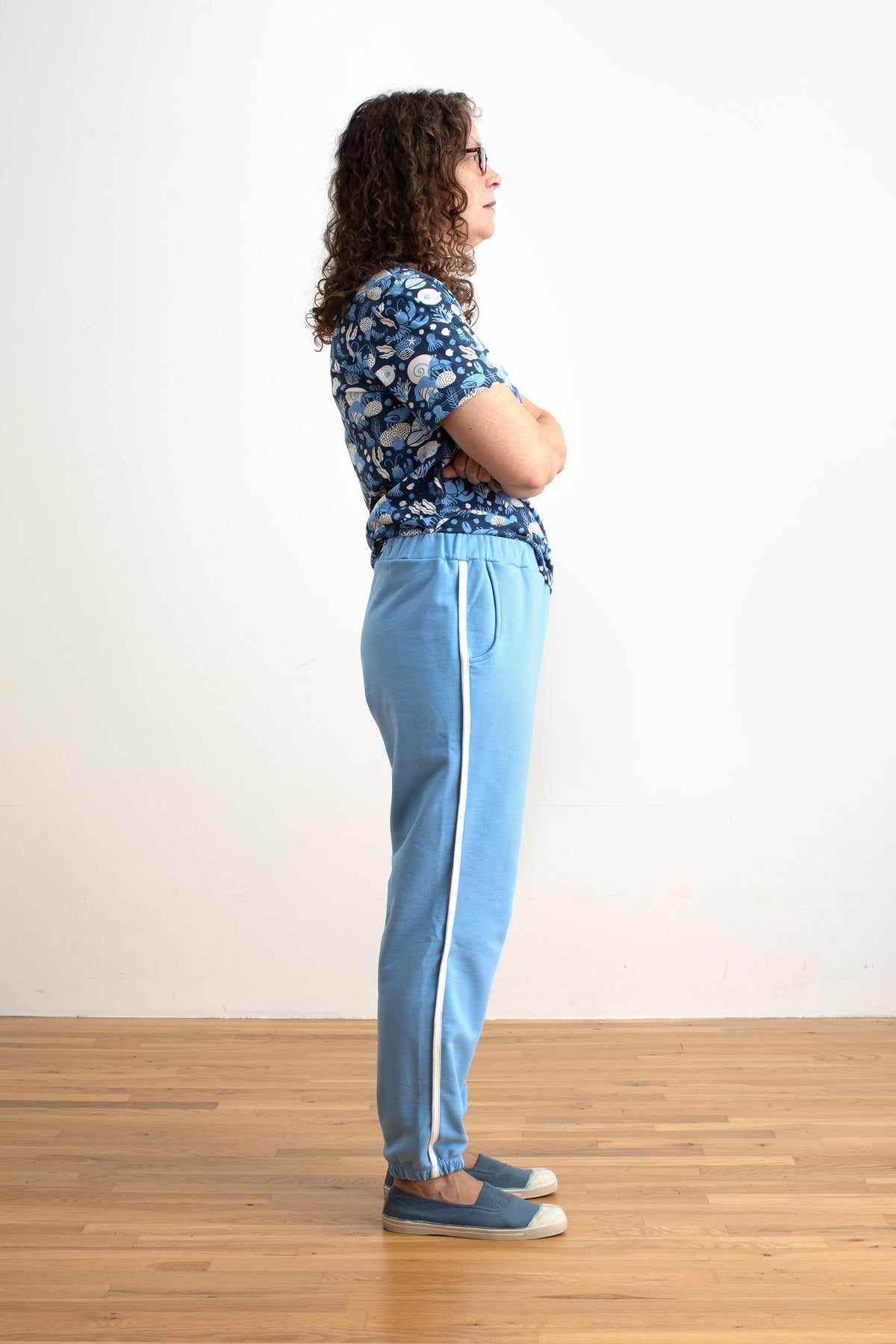 Adult Track Pants -  Cloud Blue
