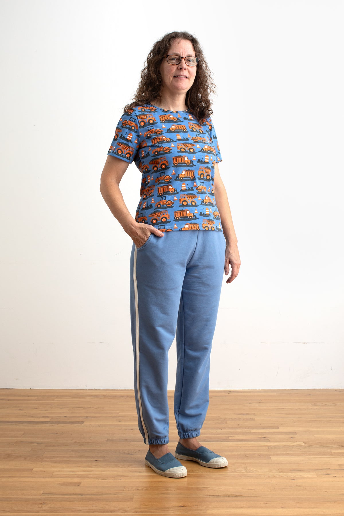 Adult Track Pants -  Lake Blue