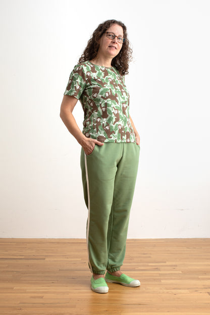 Adult Track Pants -  Leaf Green