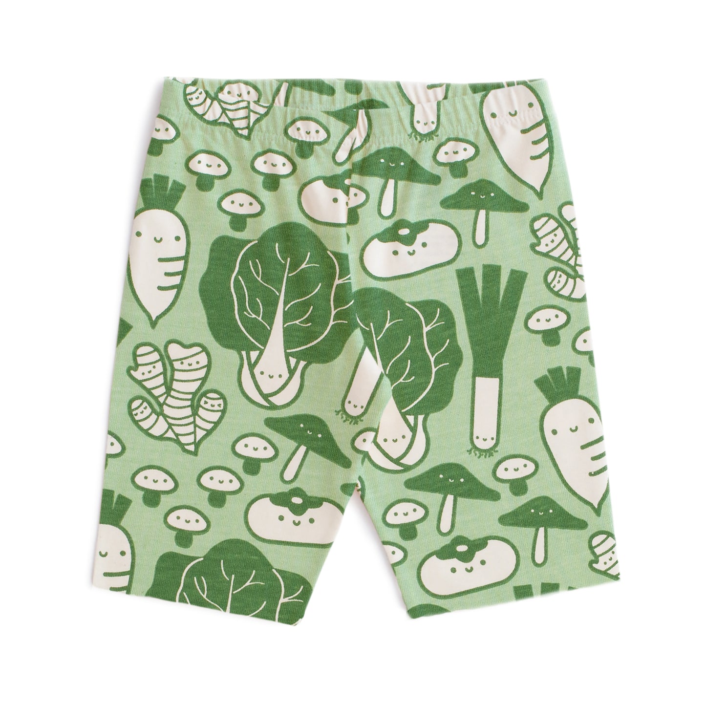Bike Shorts - Veggies Green