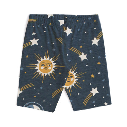 Bike Shorts - Celestial Navy
