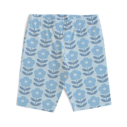Bike Shorts - Danish Flowers Blue
