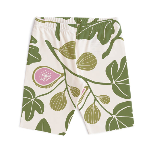 Bike Shorts - Figs Green