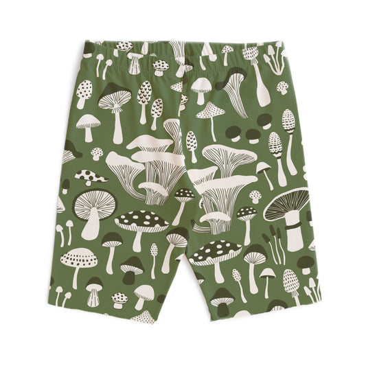 Bike Shorts - Fungi Green