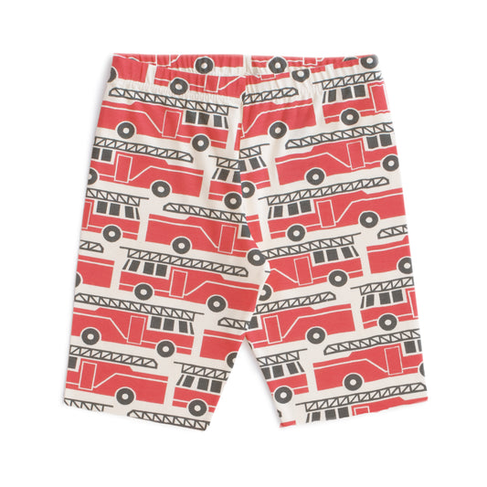 Bike Shorts - Firetrucks Red