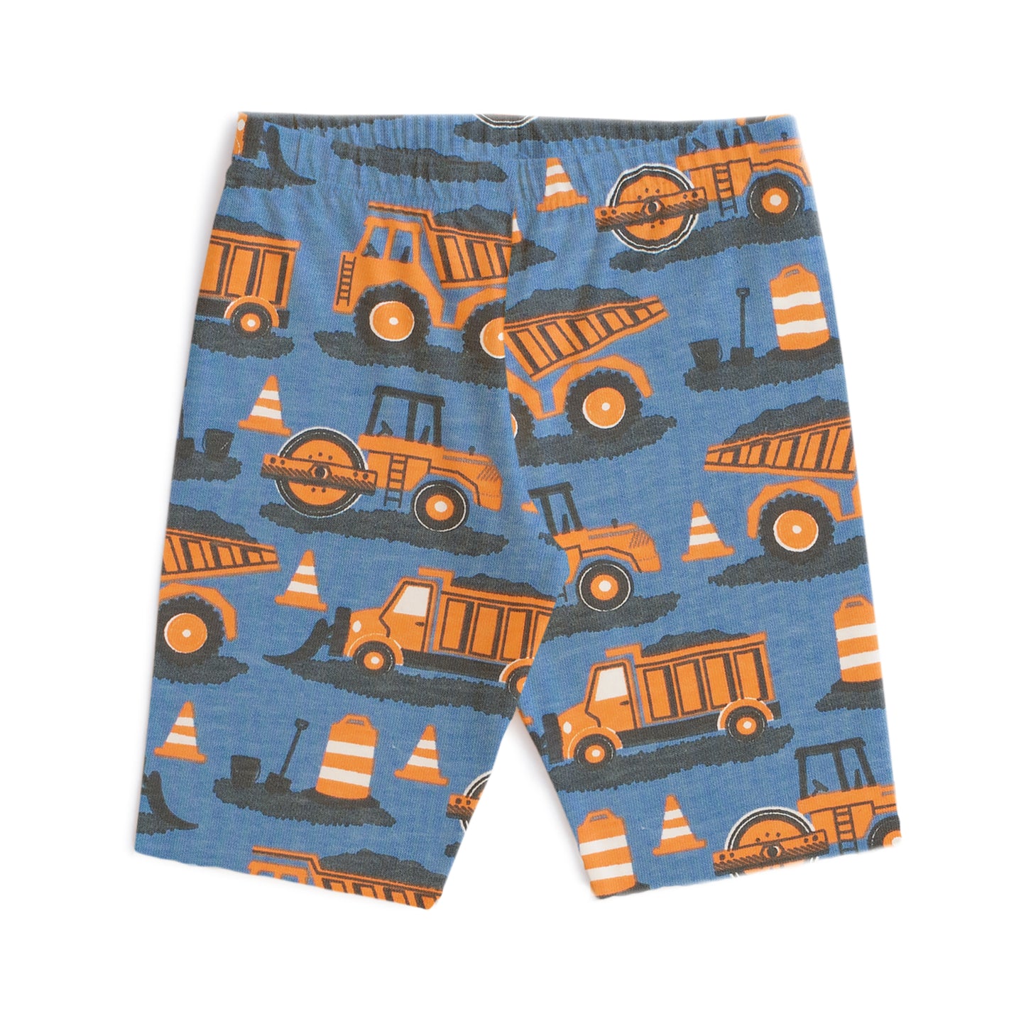 Bike Shorts - Roadwork Orange & Blue