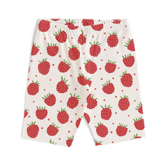 Bike Shorts - Raspberries Natural
