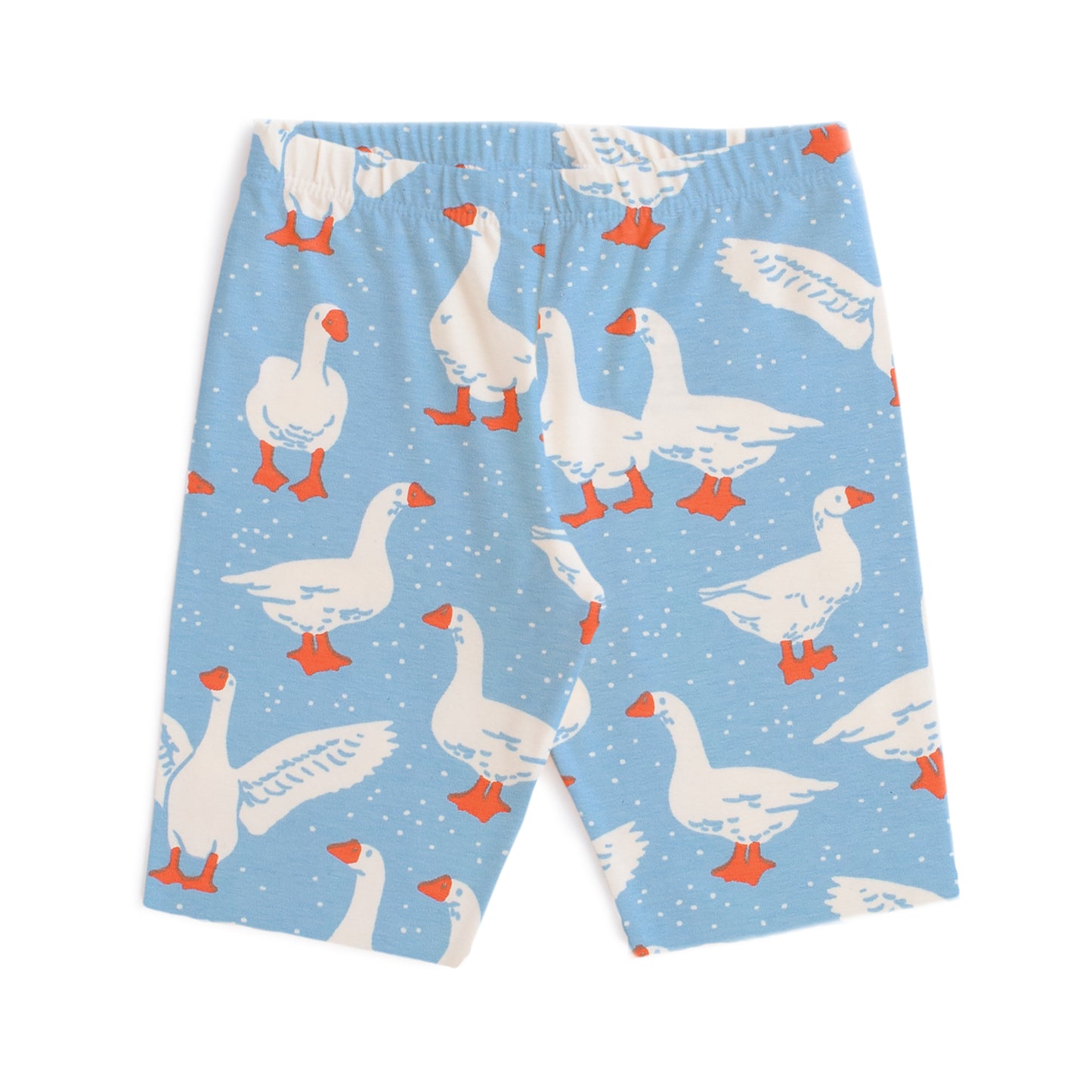 Bike Shorts - Silly Geese Blue