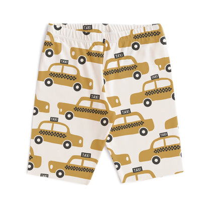 Bike Shorts - Taxi Cabs Yellow