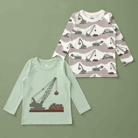 Construction Long-Sleeve Tee Bundle