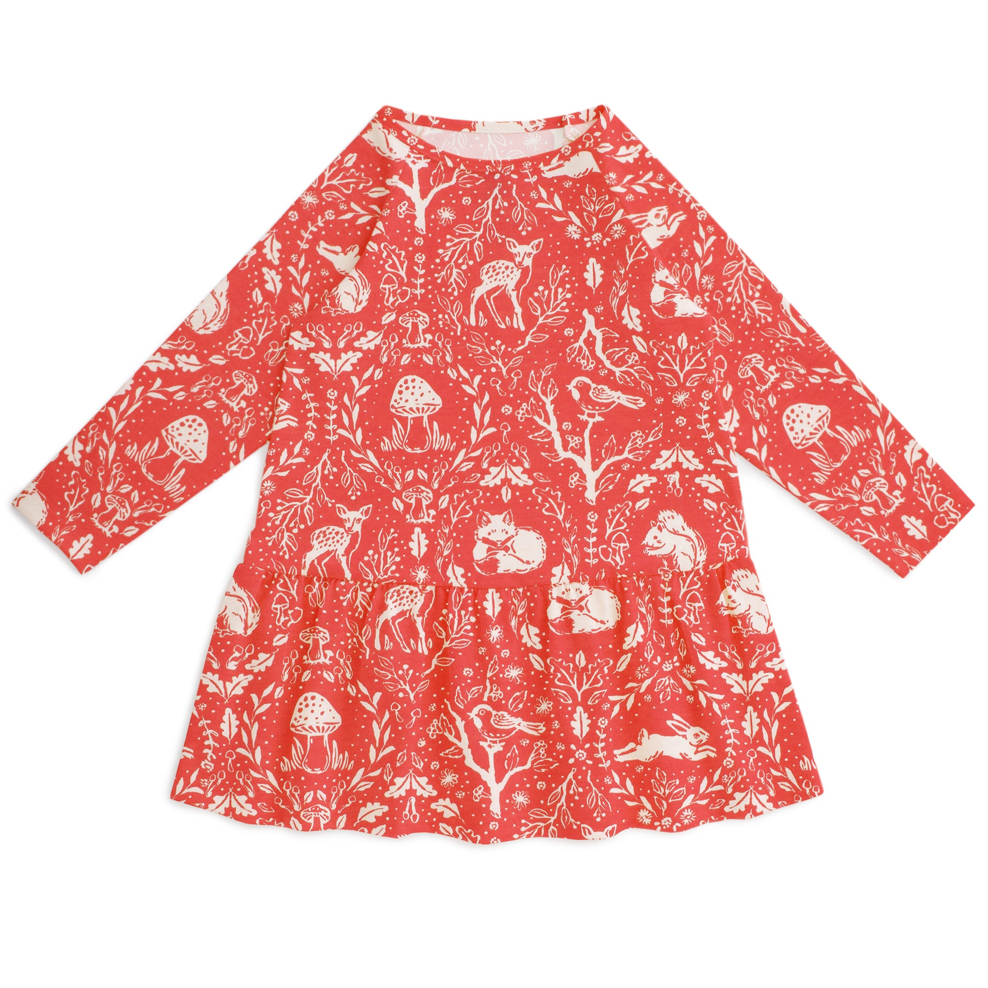 Kids Chicago Dress - Animal Tapestry Red 3T Kids Chicago Dress - Animal Tapestry Red 3T