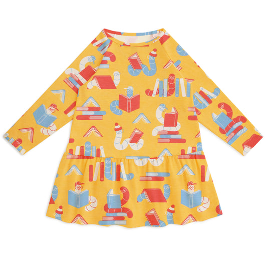 Chicago Dress - Bookworms Yellow