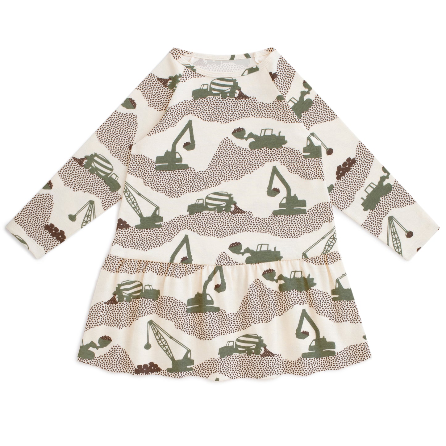 Chicago Dress - Construction Forest Green