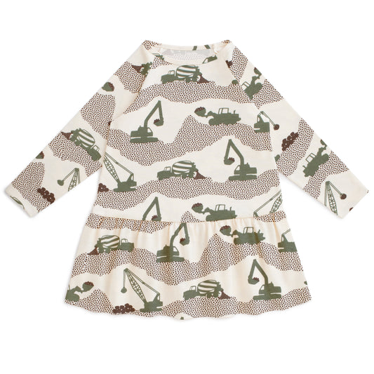 Chicago Dress - Construction Forest Green