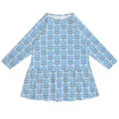 Chicago Dress - Danish Flowers Blue