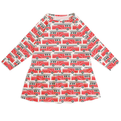 Chicago Dress - Firetrucks Red