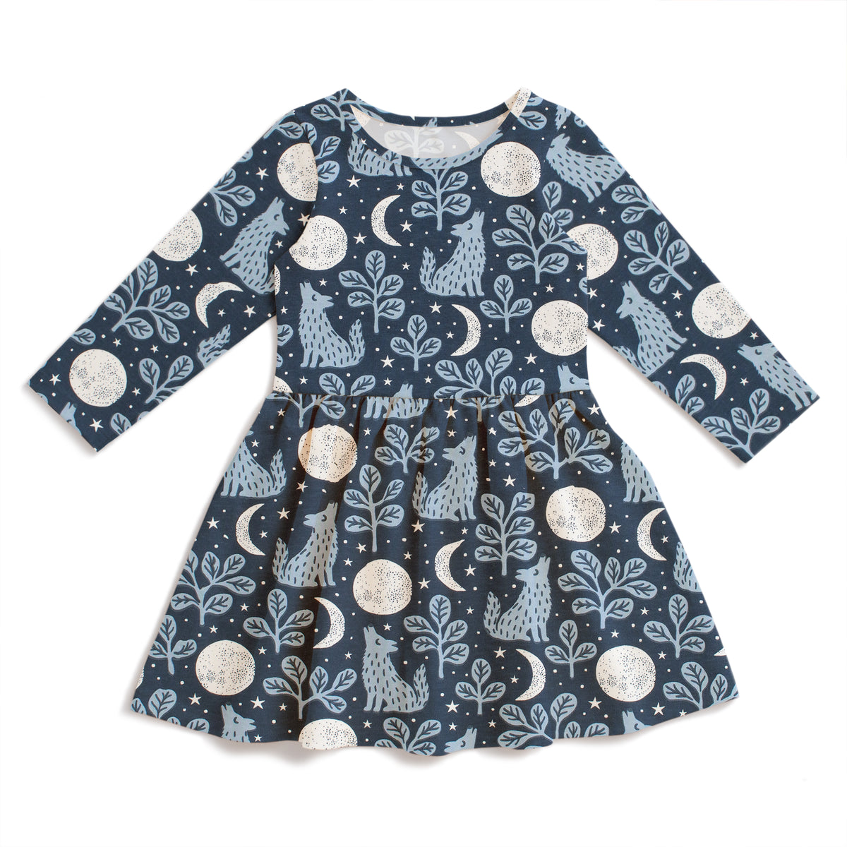 Calgary Dress - Wolves Navy
