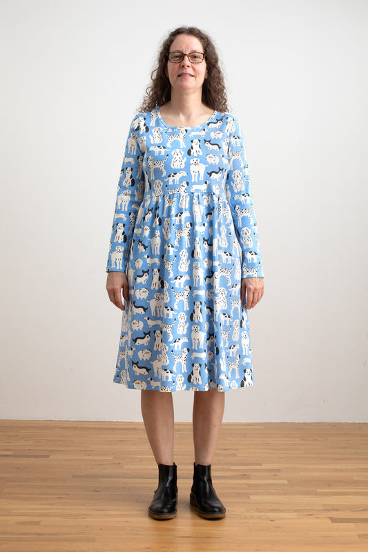 Copenhagen Dress - Dog Parade Blue