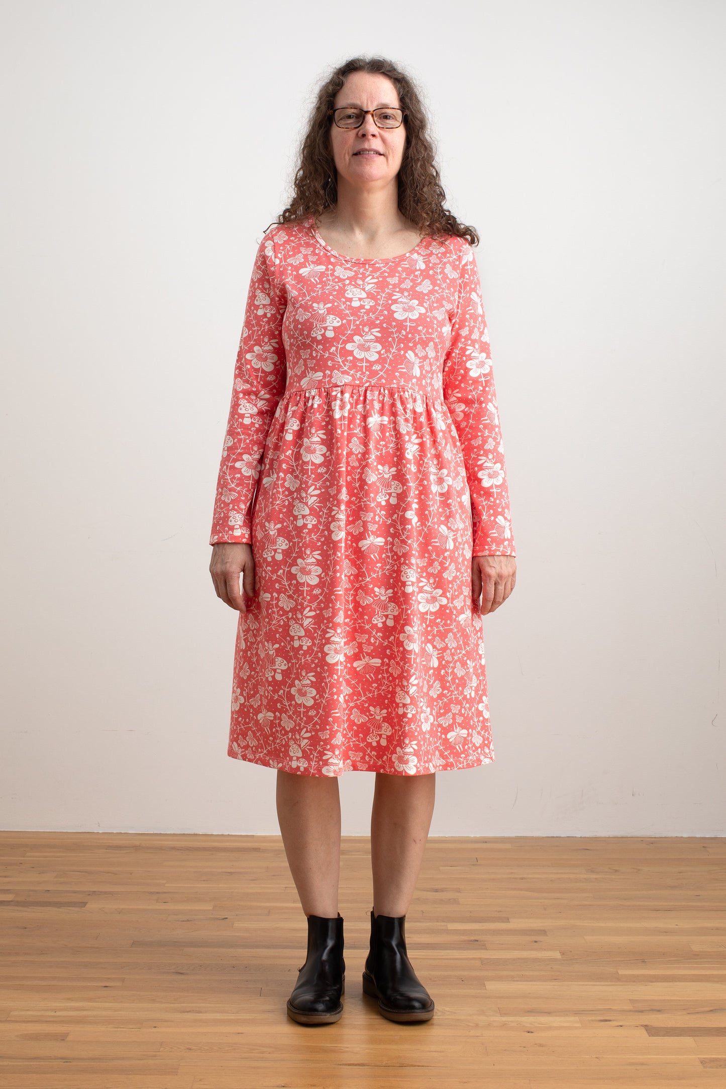 Copenhagen Dress - Fairies Coral