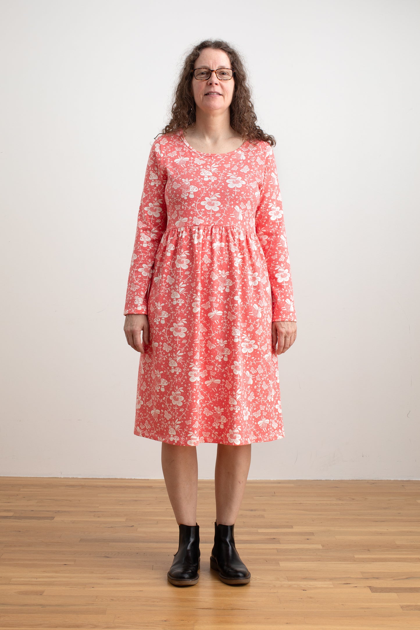 Copenhagen Dress - Fairies Coral