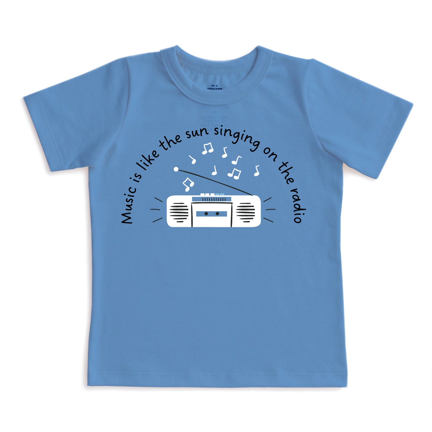 Short-Sleeve GRAPHIC Tee - Radio Lake Blue