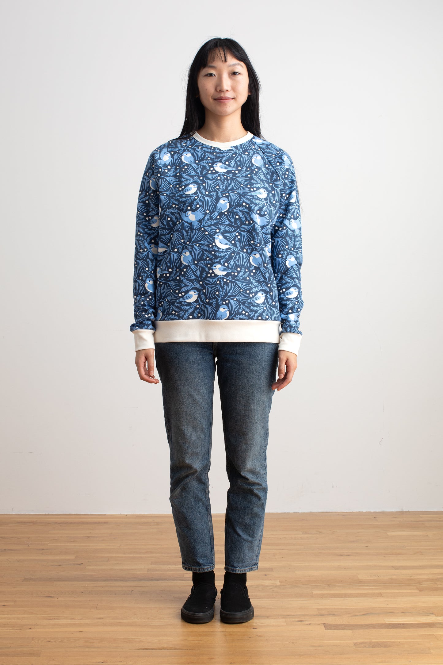 Adult Sweatshirt - Chickadees Navy & Blue