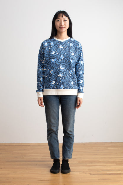 Adult Sweatshirt - Chickadees Navy & Blue