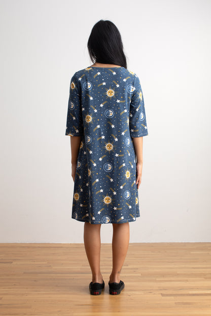 Helsinki Dress - Celestial Navy