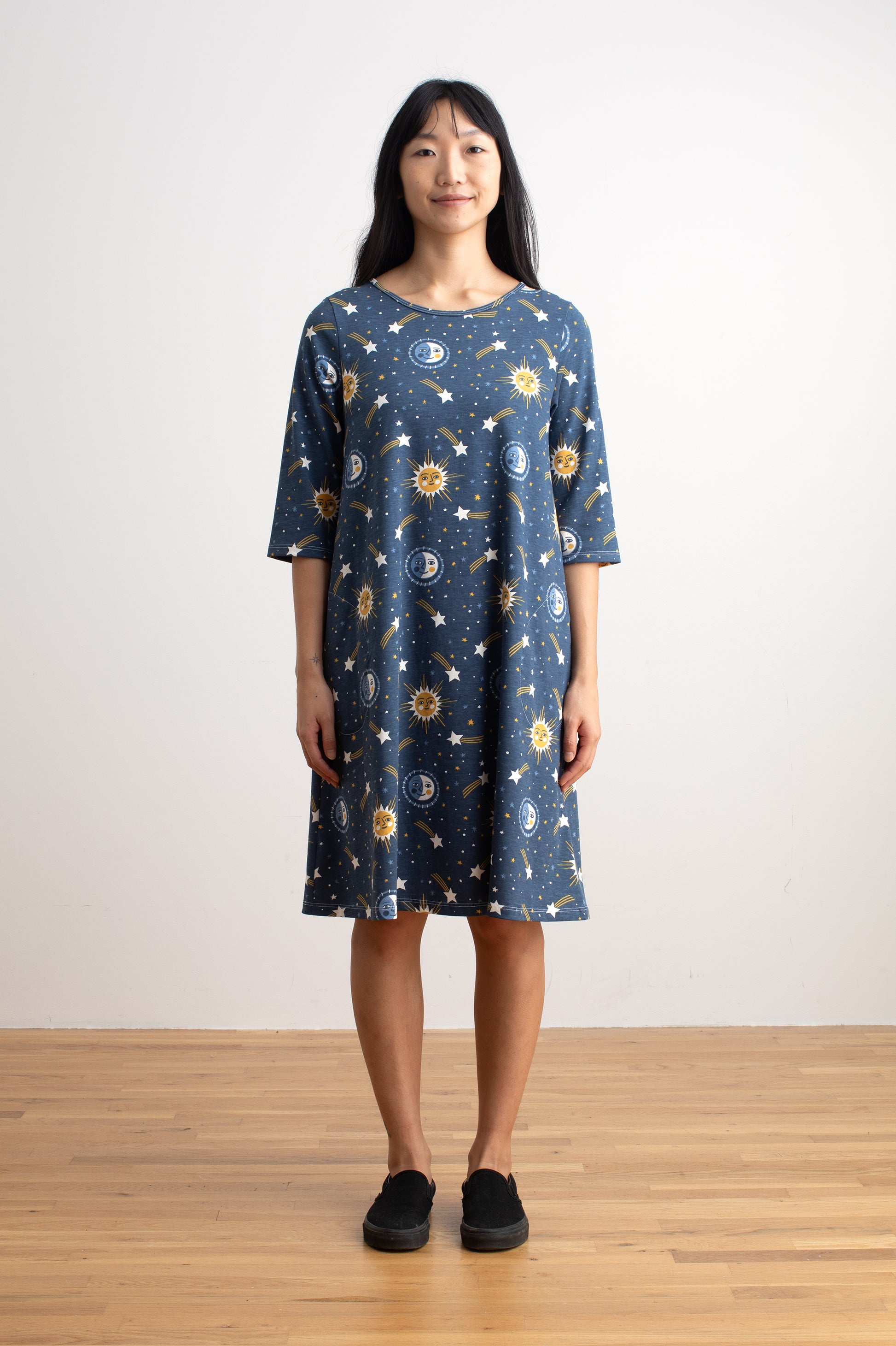 winter navy dress Little Navy Dress