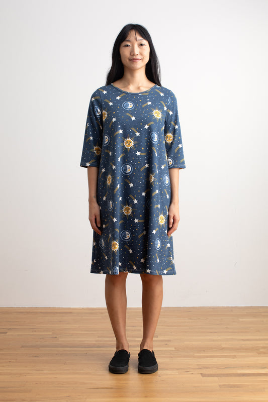 Helsinki Dress - Celestial Navy