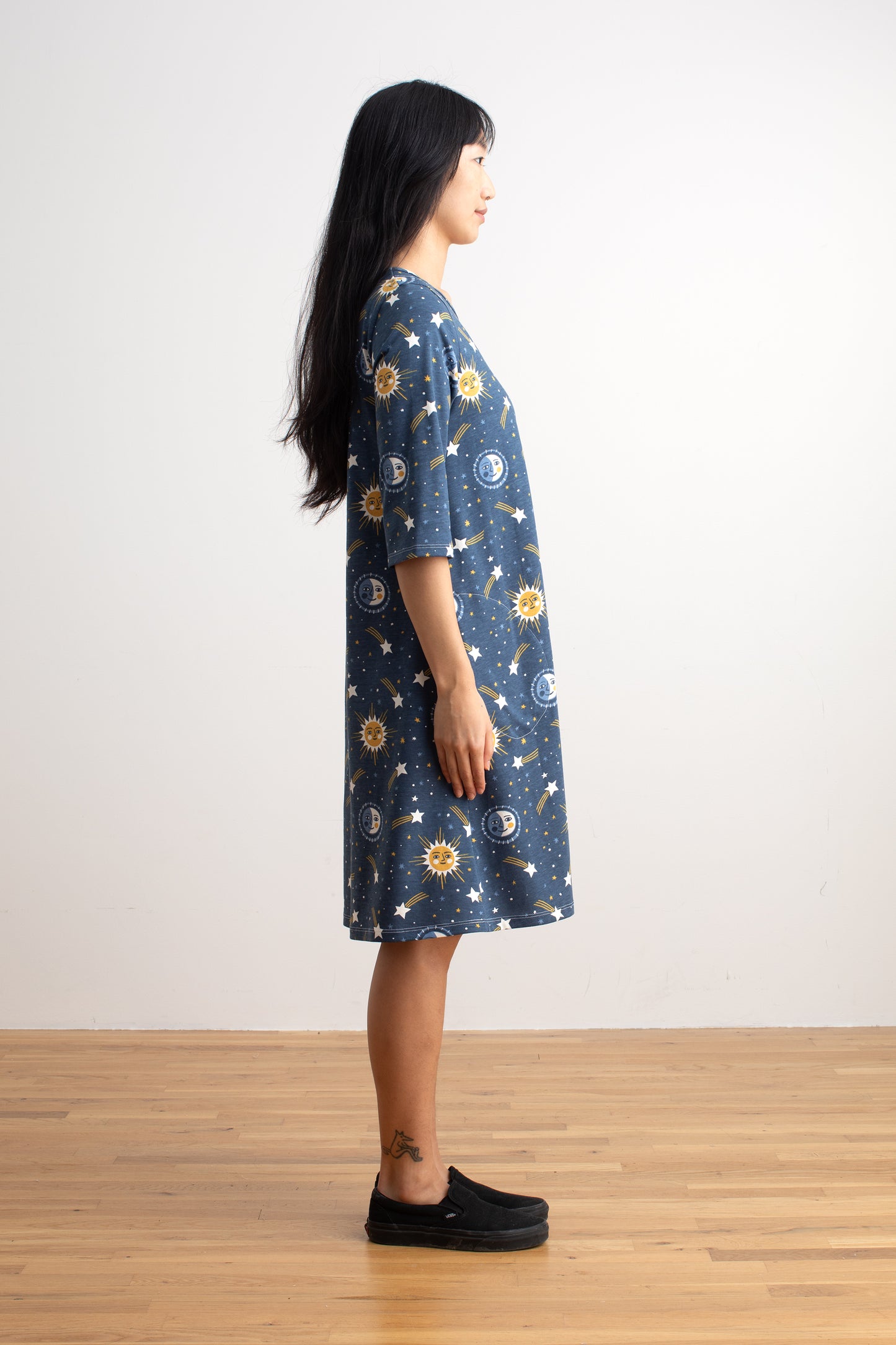 Helsinki Dress - Celestial Navy