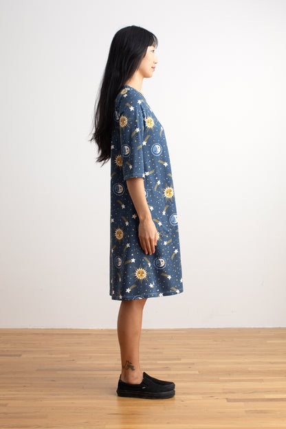 Helsinki Dress - Celestial Navy