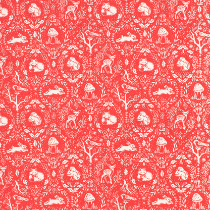 Calgary Dress - Animal Tapestry Red