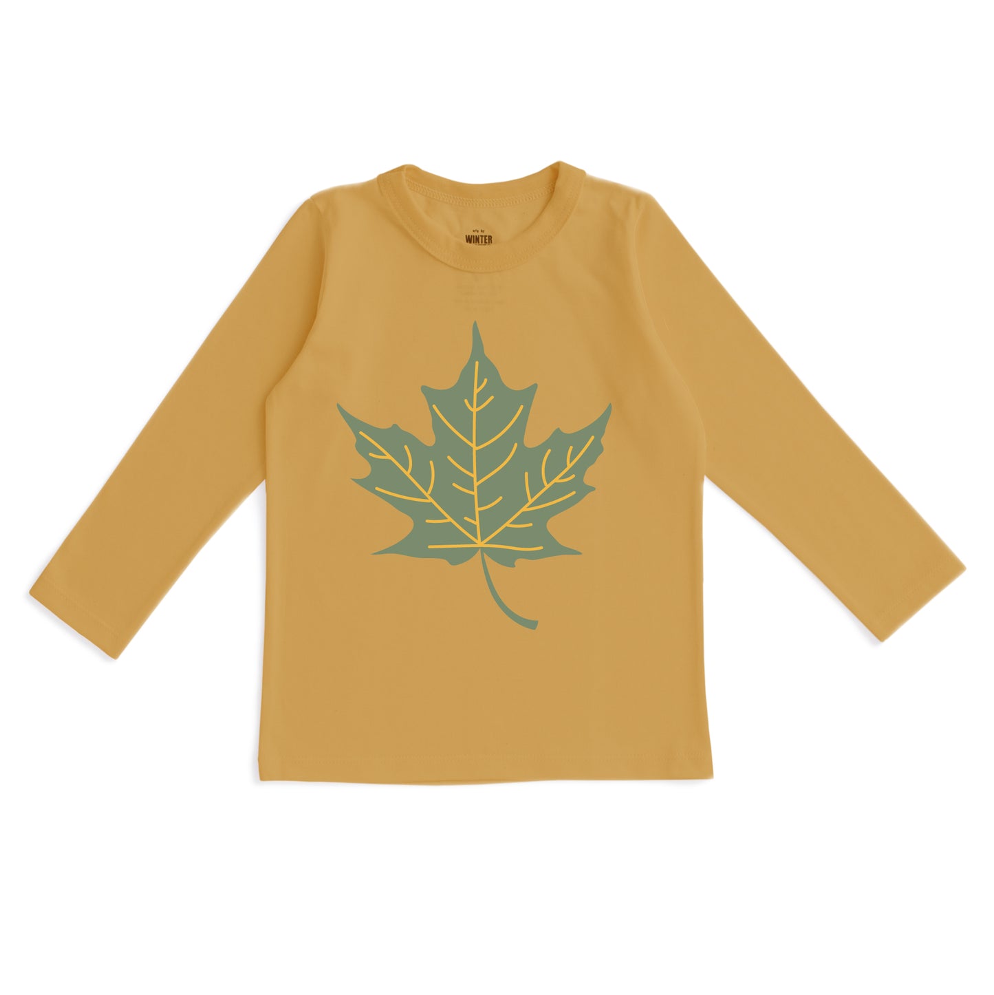 Long-Sleeve GRAPHIC Tee - Leaf Ochre