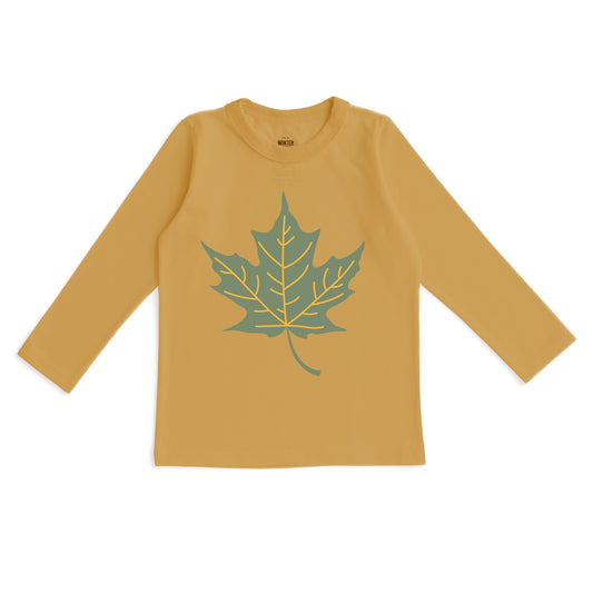 Long-Sleeve GRAPHIC Tee - Leaf Ochre
