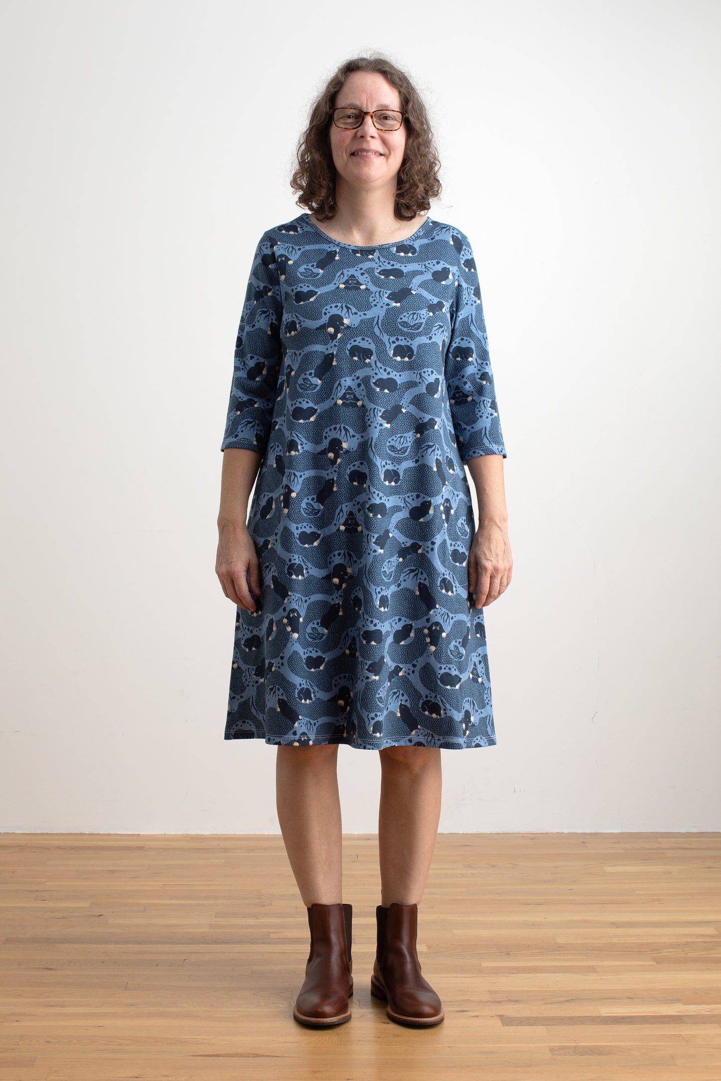 Helsinki Dress - Moles Blue