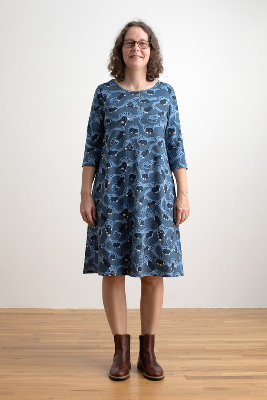 Helsinki Dress - Moles Blue