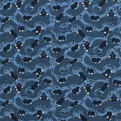 Lausanne Baby Dress - Moles Blue