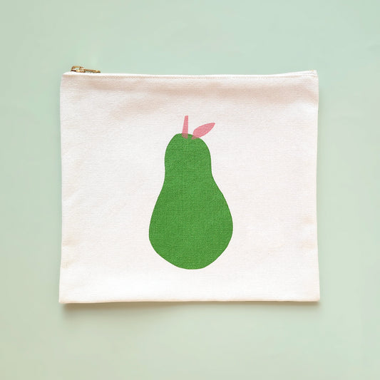 Canvas Pouch - Pear