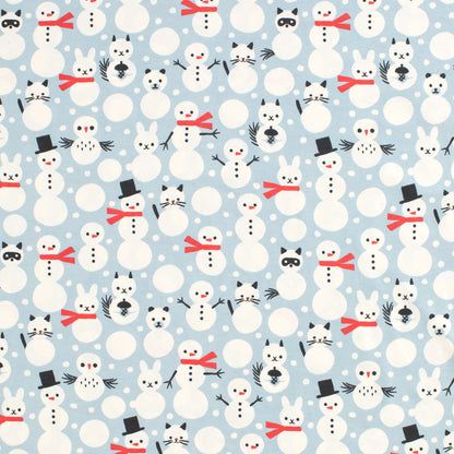 Sweatpants - Snow Creatures Sky Blue