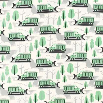 Sweatshirt - Snow Plows Green