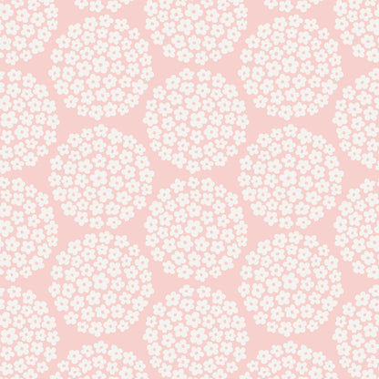 Wallpaper - Flower Dots Pink