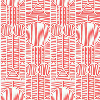 Wallpaper - Vienna Coral