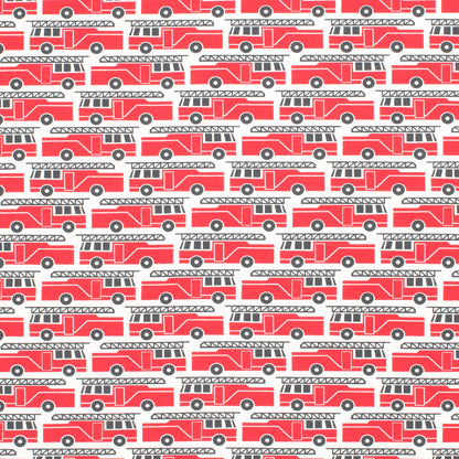 Long-Sleeve Tee - Firetrucks Red