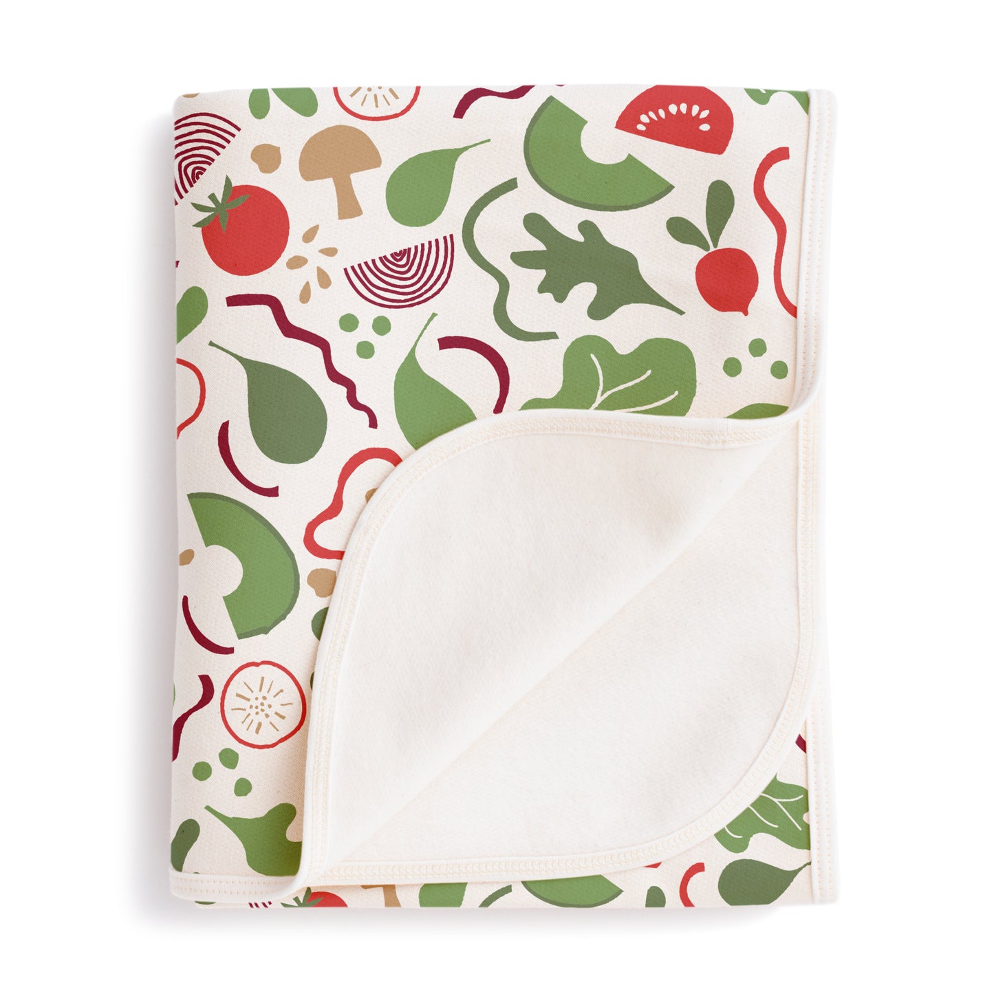 French Terry Blanket - Salad Green