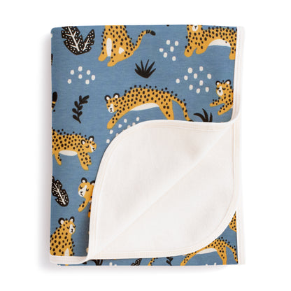 French Terry Blanket - Wildcats Lake Blue