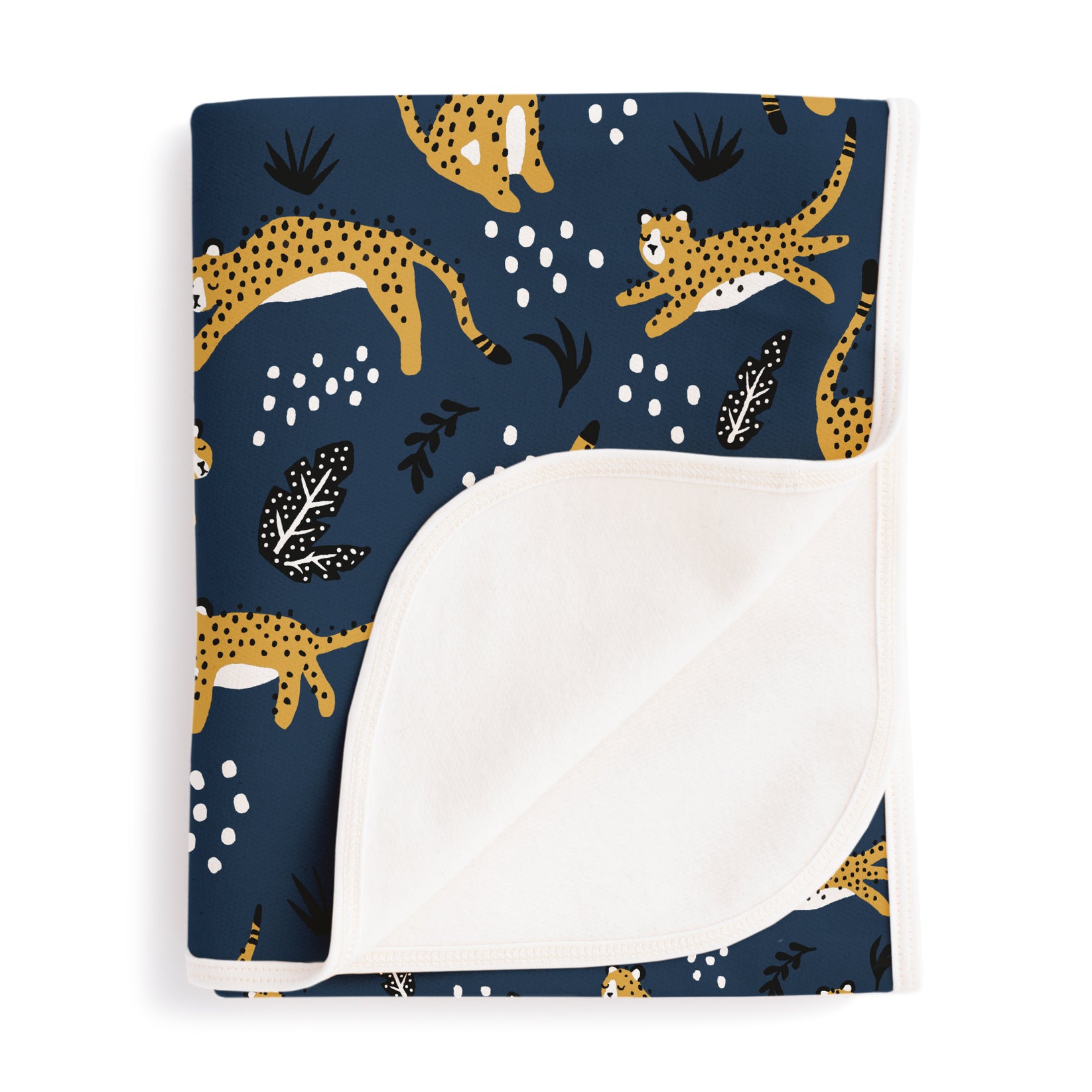 French Terry Blanket Wildcats Navy Winter Water Factory