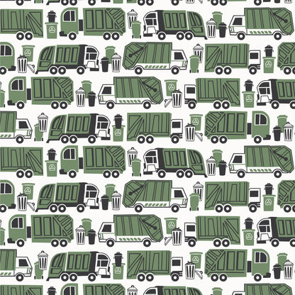 Copenhagen Dress - Garbage & Recycling Green