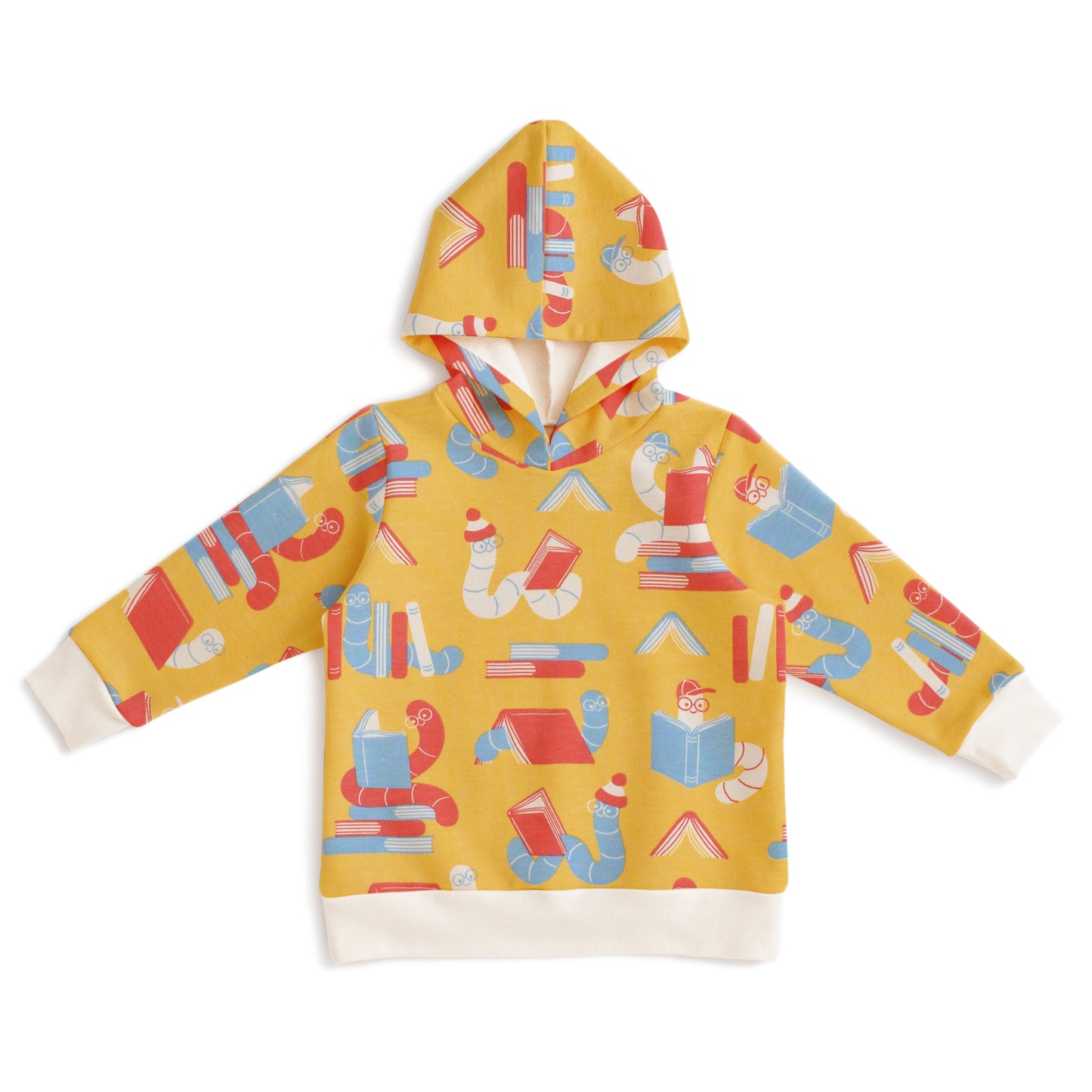 Hoodie - Bookworms Yellow