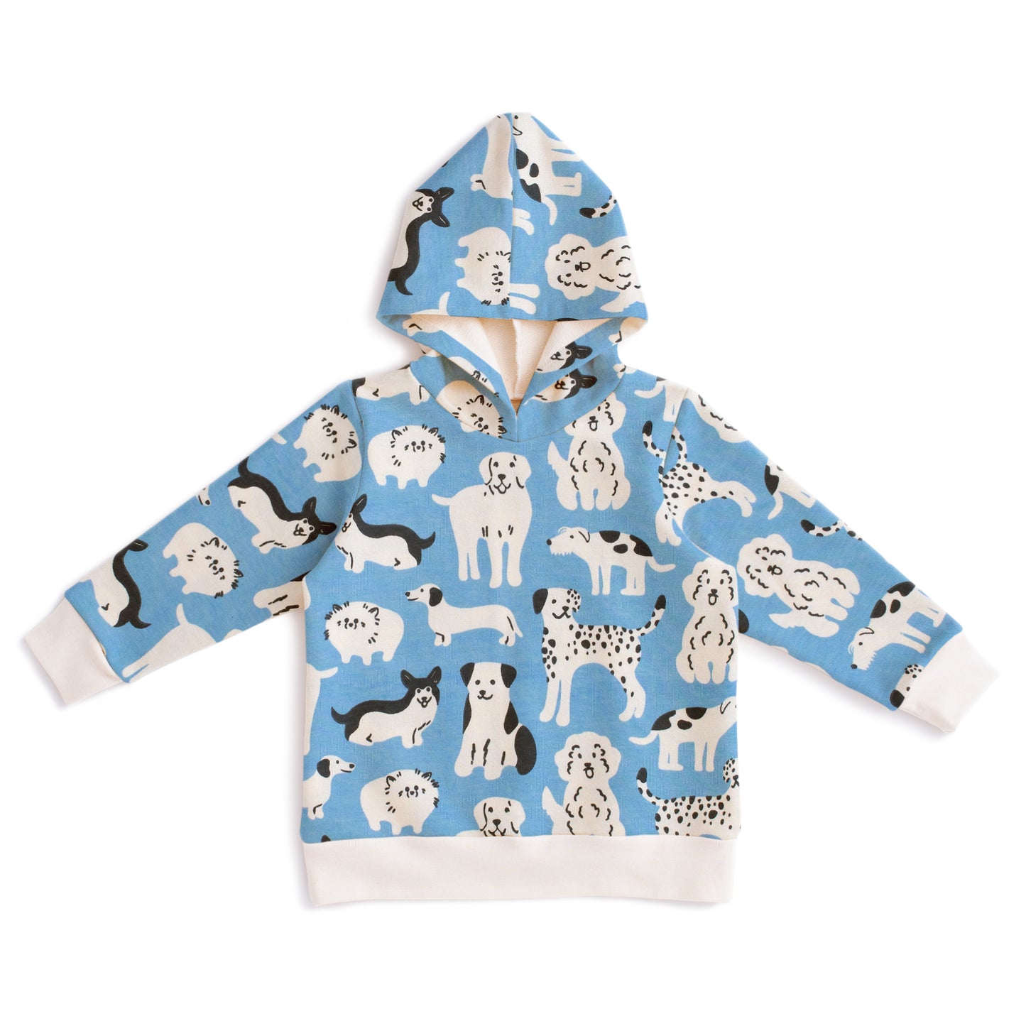 Hoodie - Dog Parade Blue